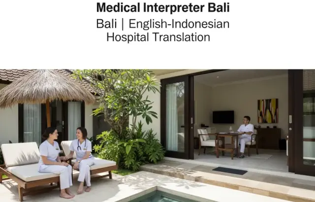 Medical Interpreter Bali | English-Indonesian Hospital Translation